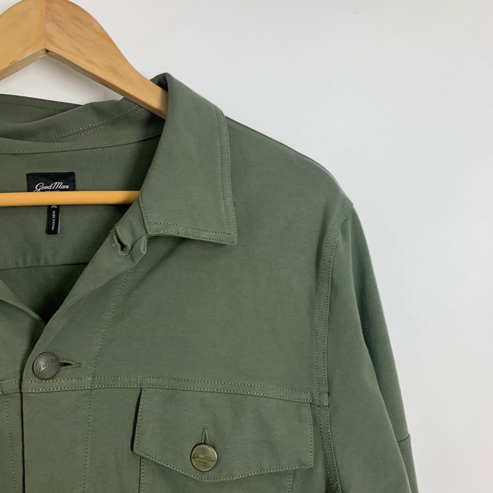 Good Man Pro Flex Button Front Utility Jacket Men… - image 6